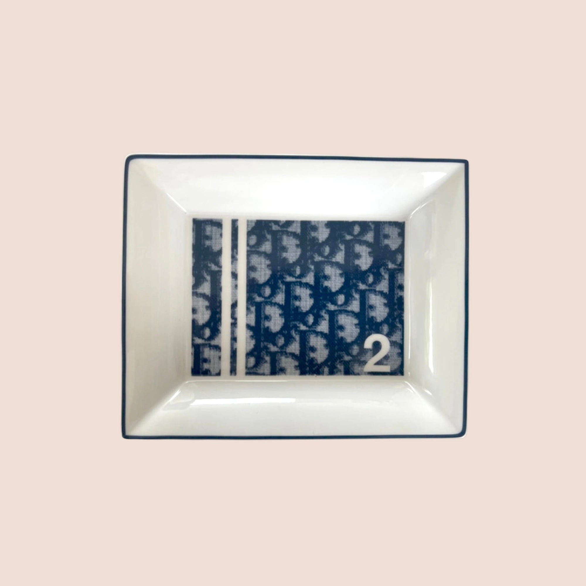 CHRISTIAN D1OR 2000s BLUE TROTTER JEWELRY TRAY