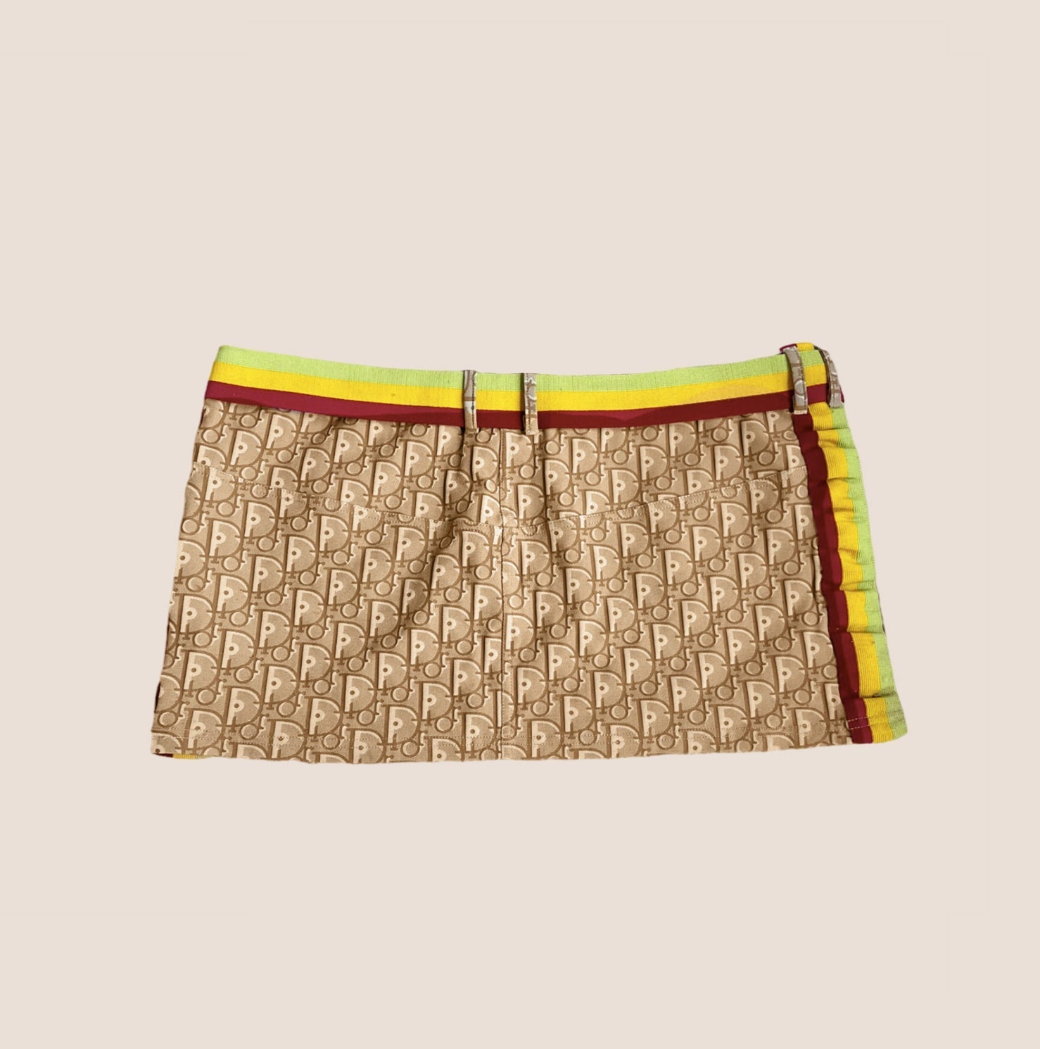 CHRISTIAN D1OR 2004 RASTA D1ORISSIMO MINI SKIRT