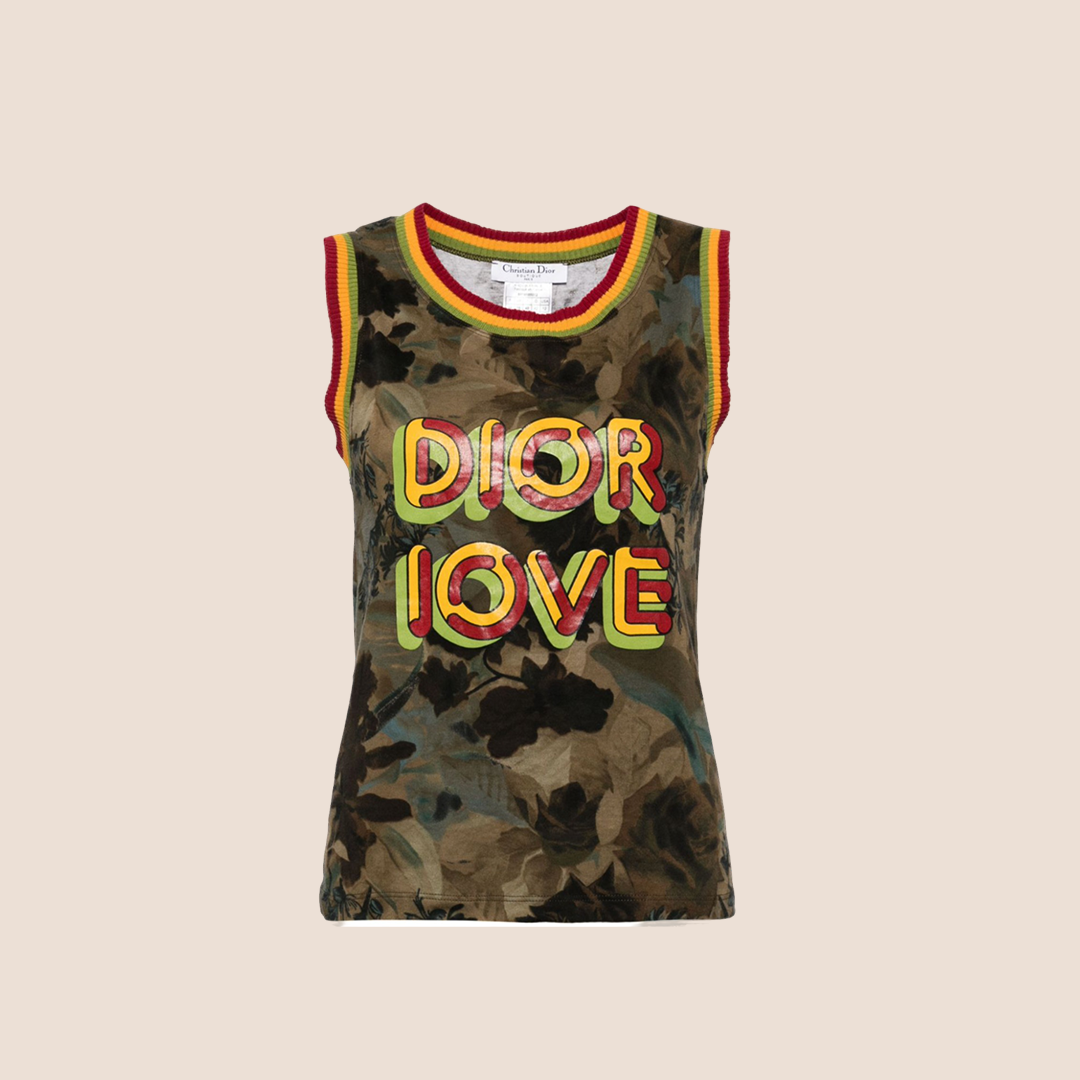 CHRISTIAN D1OR 2003 "D1OR LOVE" RASTA TANK TOP