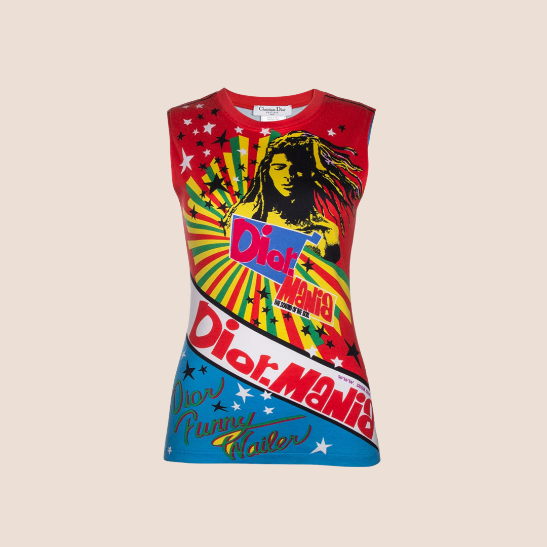 CHRISTIAN D1OR 2004 D1OR MANIA TANK TOP