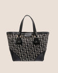 CHRISTIAN D1OR 2005 NAVY TROTTER TOTE BAG
