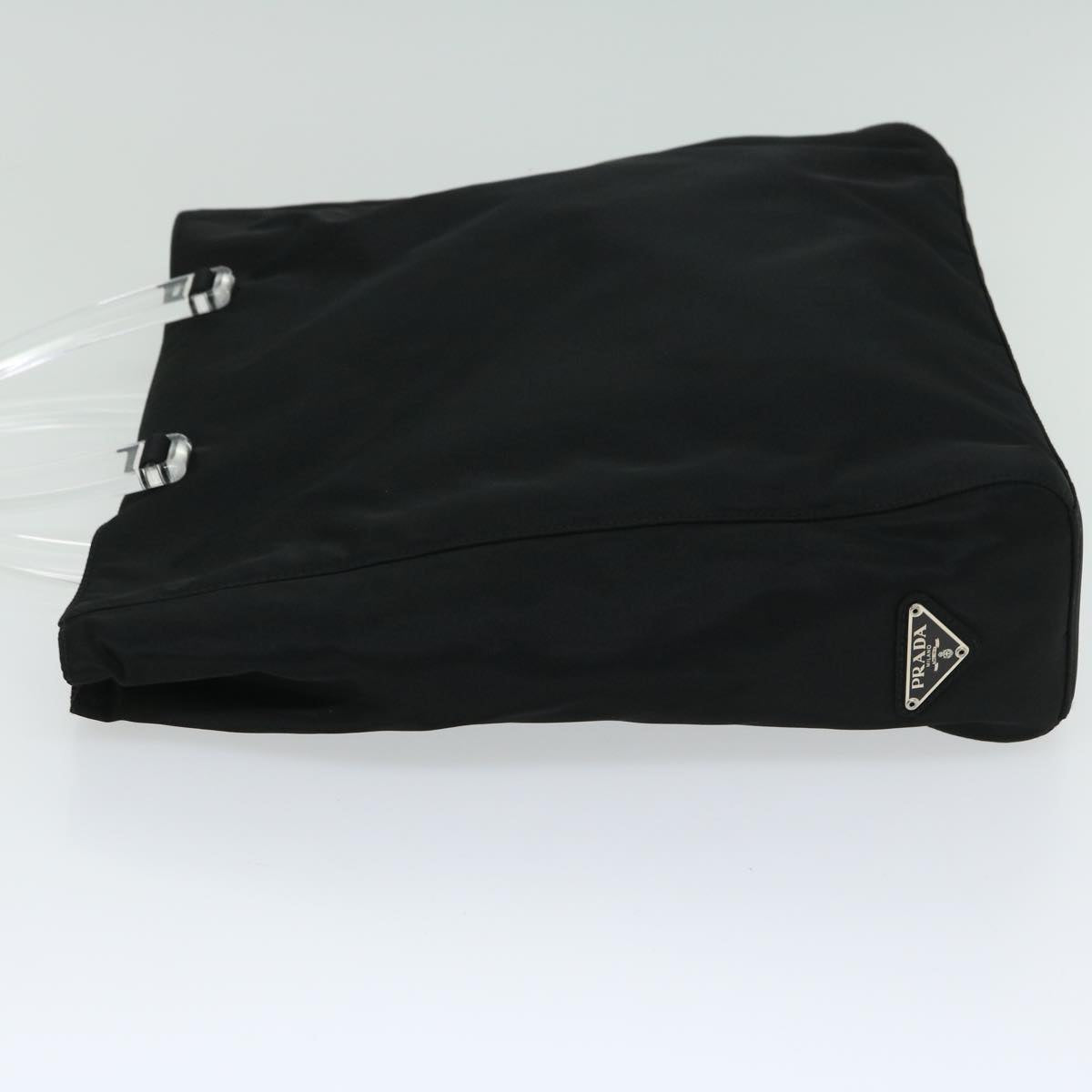 PRD Hand Bag Nylon Black Auth fm3213