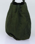 PRD Hand Bag Nylon Green Auth fm3425