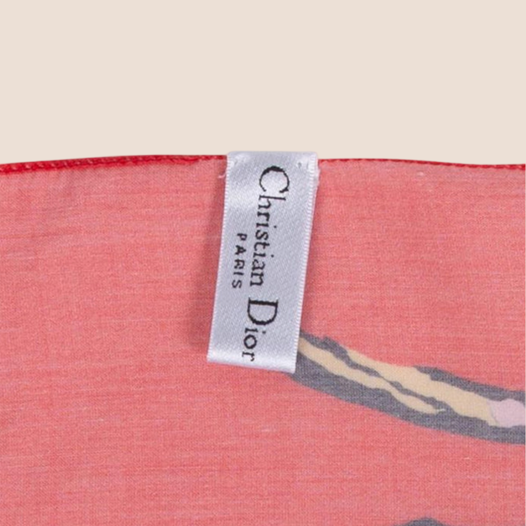 CHRISTIAN D1OR 2004 RASTA MANIA SILK SQUARE SCARF