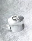 Christian D1OR CD Logo Ring Silver Vintage ntf73h