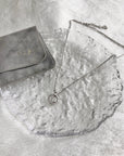 Christian D1OR CD Logo Necklace Silver Vintage pfrat8