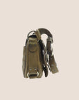 CHRISTIAN D1OR 2006 KHAKI LEATHER GAUCHO BAG