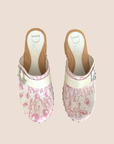 CHRISTIAN D1OR 2004 CHERRY BLOSSOM CLOG MULES