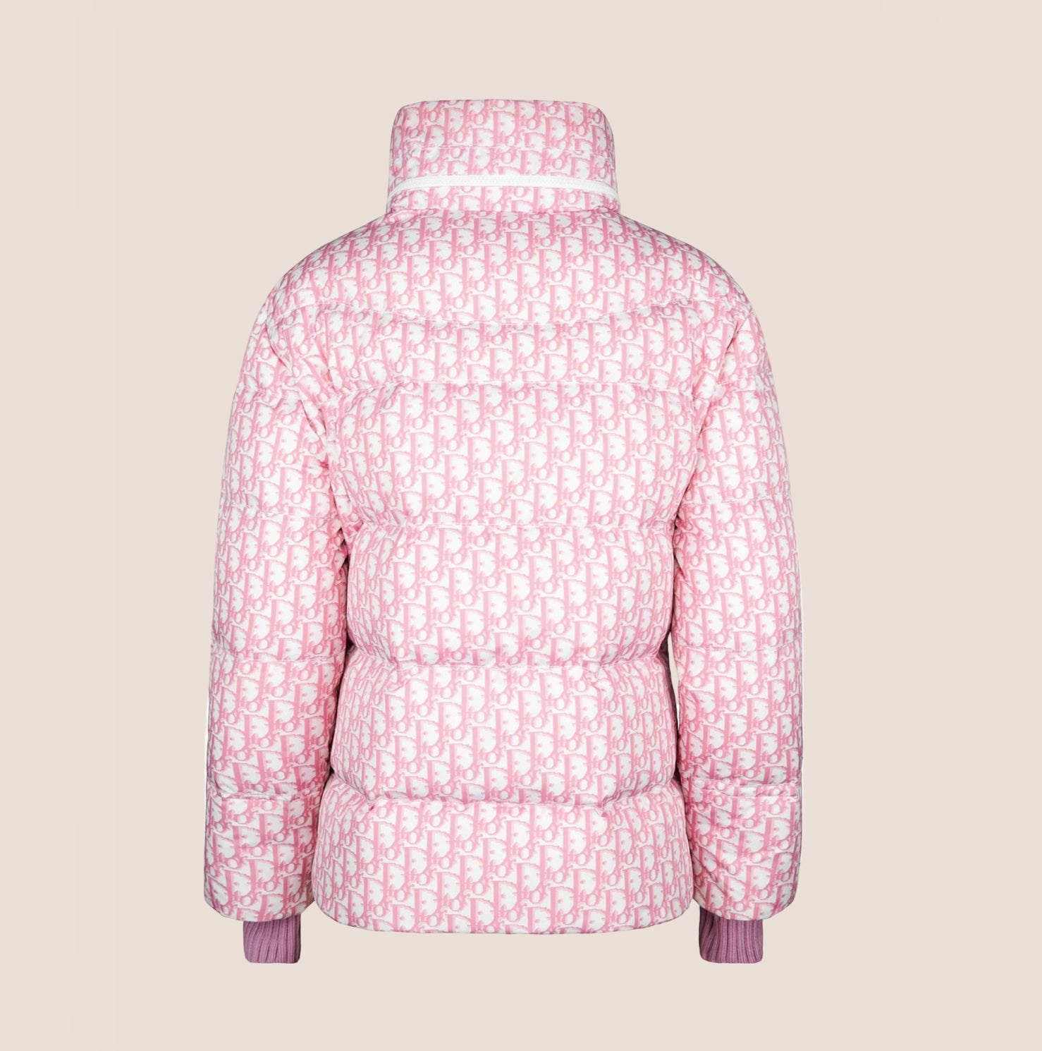 CHRISTIAN D1OR 2004 PINK GIRLY TROTTER PUFFER JACKET
