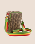 CHRISTIAN D1OR 2004 RASTA MULTICOLOR MINI CROSSBODY BAG