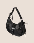 CHRISTIAN D1OR 2002 BLACK LEATHER ADMIT IT CORSET BAG