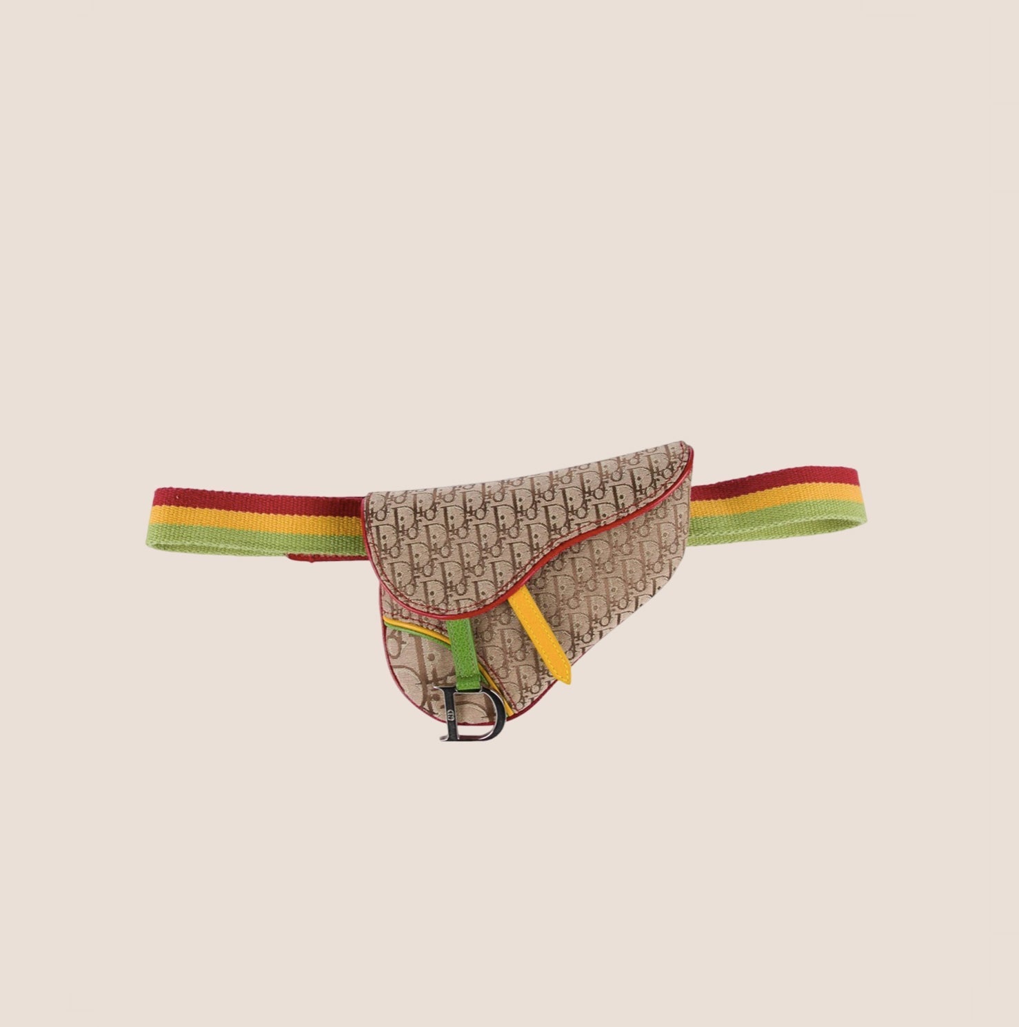CHRISTIAN D1OR 2004 RASTA SADDLE BELT BAG