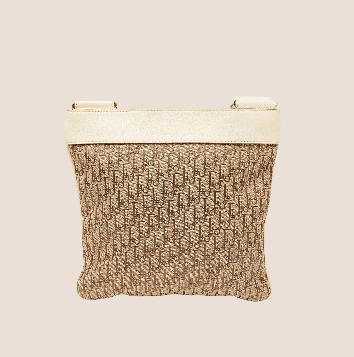 CHRISTIAN D1OR 2005 STREET CHIC BEIGE &amp; BROWN CROSSBODY BAG