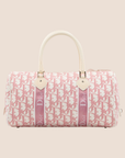 CHRISTIAN D1OR 2004 PINK TROTTER GIRLY BOSTON BAG