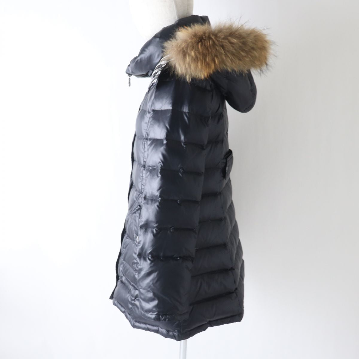 BBERRY Blue Label Hooded Down Coat, Black