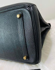 HMS Birkin 35 Black Hand Bag