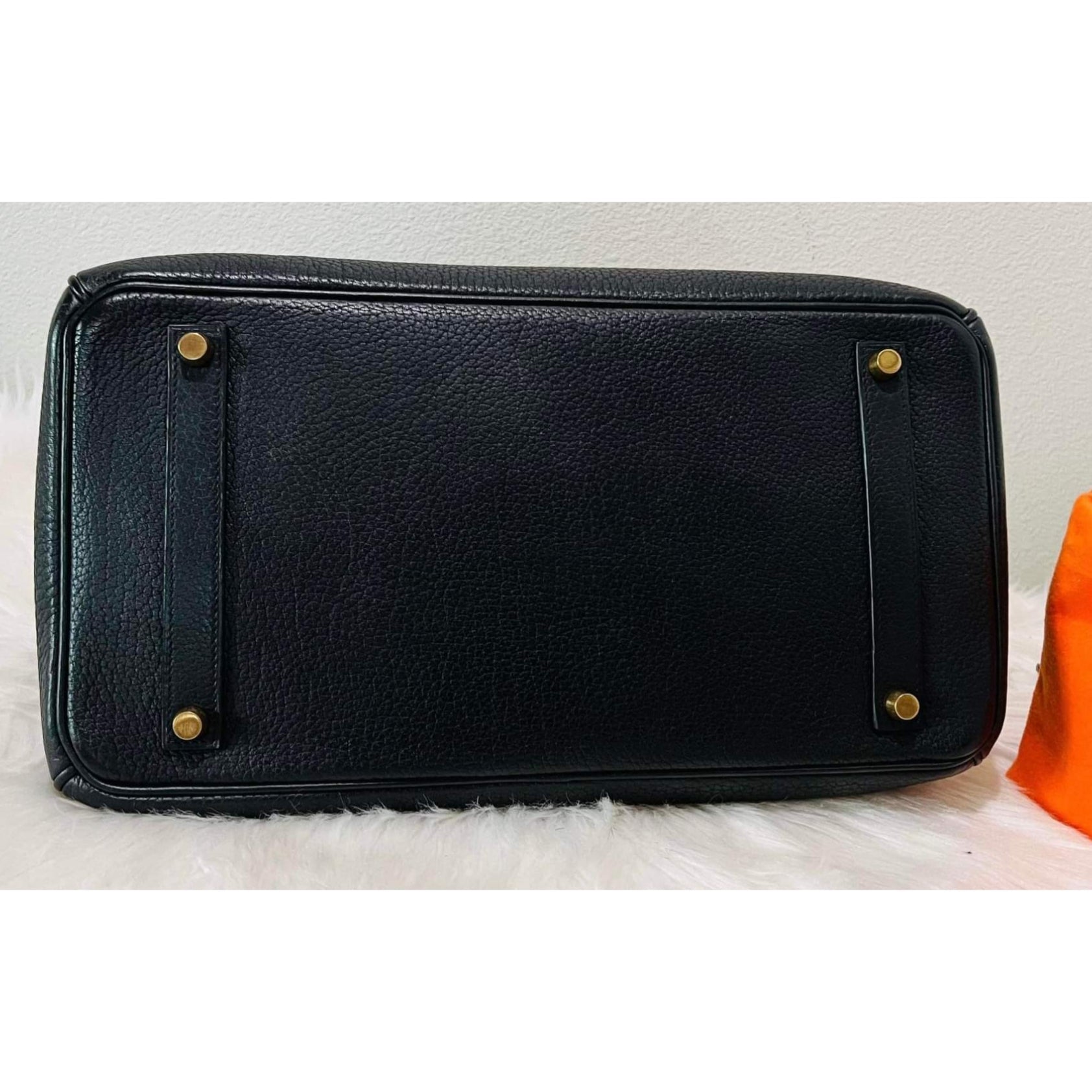 HMS Birkin 35 Black Hand Bag