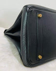 HMS Birkin 35 Black Hand Bag