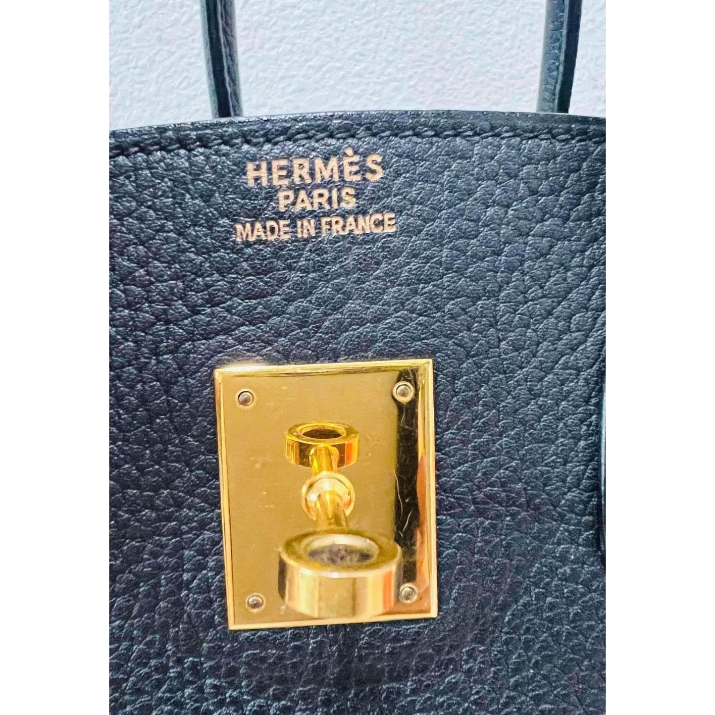 HMS Birkin 35 Black Hand Bag