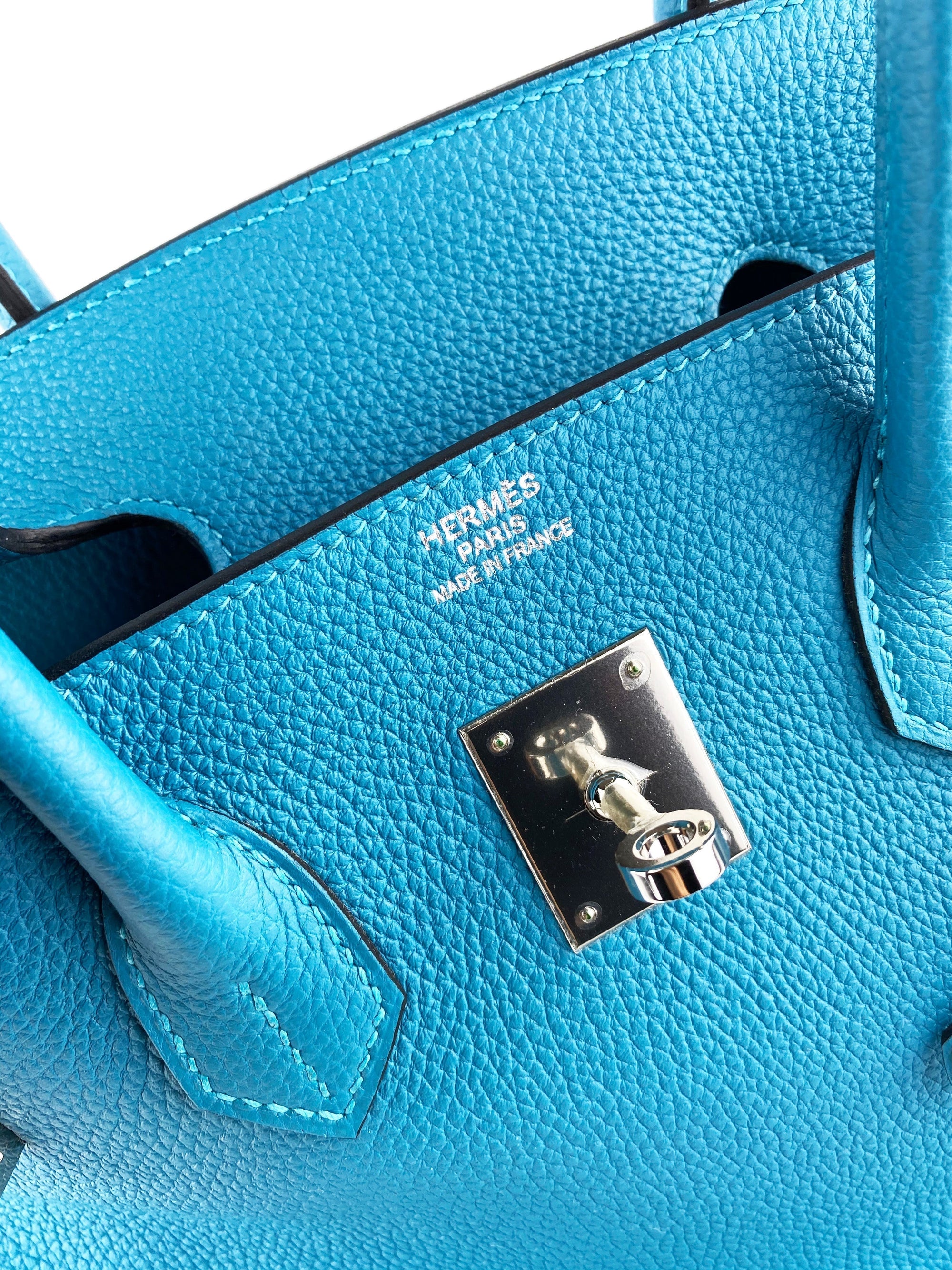 HMS Turquoise Togo Leather Birkin 35