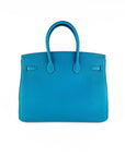 HMS Turquoise Togo Leather Birkin 35