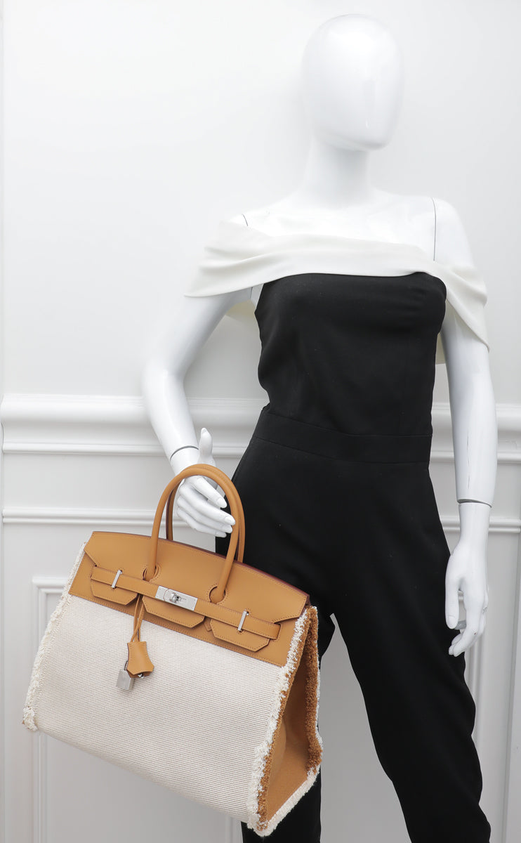 HMS Sesame Fray Fray Ltd.Ed. Birkin 35 Bag