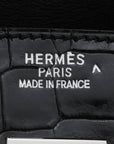 HMS Noir Crocodile Porosus Birkin 35 Bag