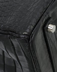 HMS Noir Crocodile Porosus Birkin 35 Bag