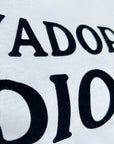 CHRISTIAN D1OR "J'ADORE D1OR" WHITE SLEEVELESS TANK TOP
