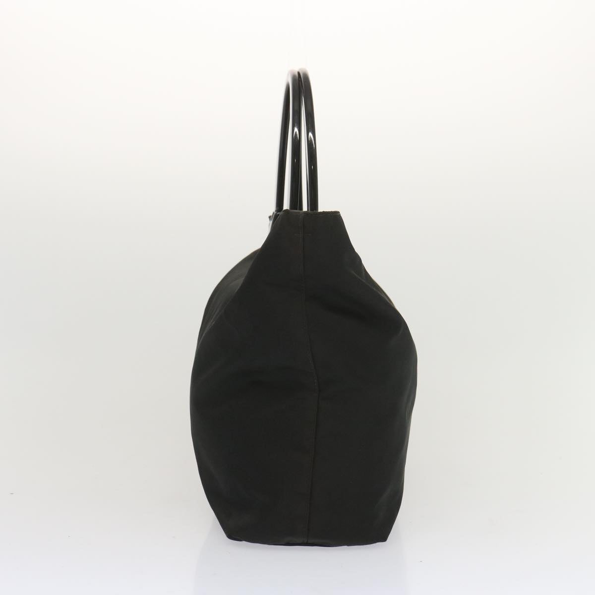 PRD Hand Bag Nylon Black Auth hk1182