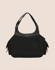 CHRISTIAN D1OR BLACK CANVAS STREET CHIC MULTIPOCKET BAG