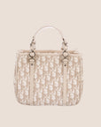 CHRISTIAN D1OR 2005 CREAM TROTTER ROMANTIQUE MINI TOTE BAG