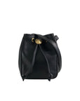 Christian D1OR CD Logo Drawstring Shoulder bag Black Vintage t4tu7b