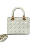 Cannage Lady D1OR Medium White GHW