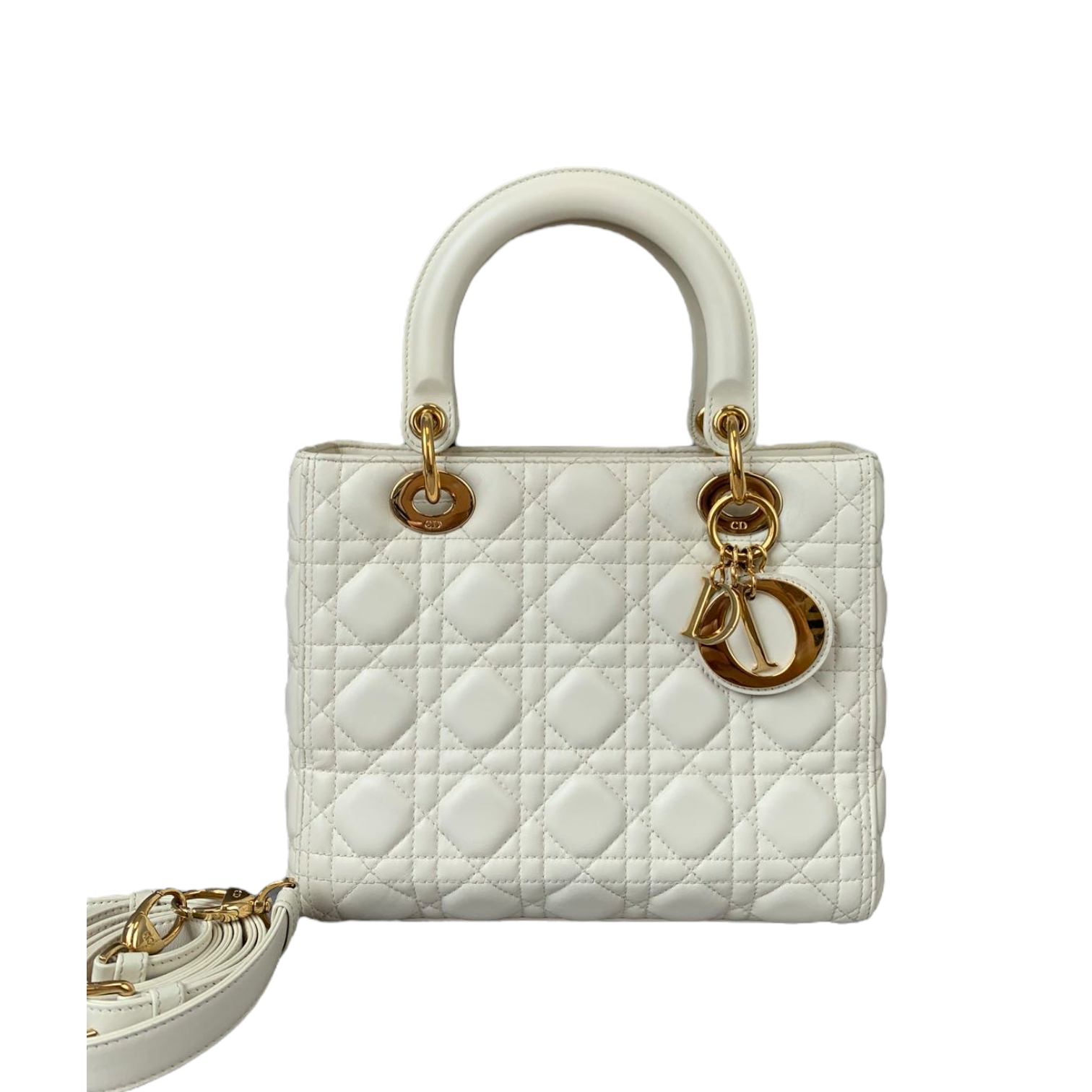 Cannage Lady D1OR Medium White GHW