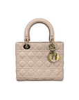 Cannage Lady D1OR Medium Light Pink GHW