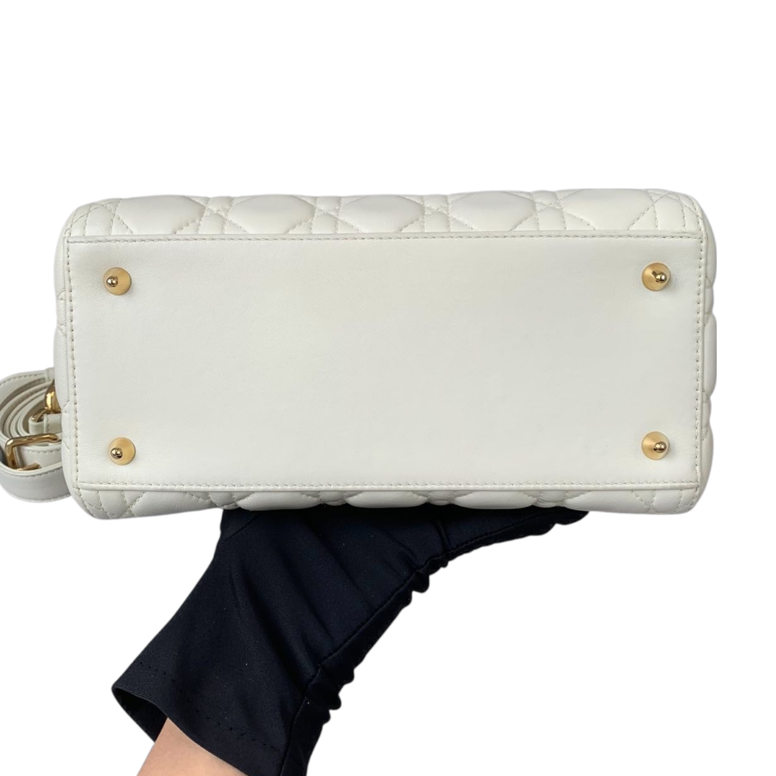 Cannage Lady D1OR Medium White GHW