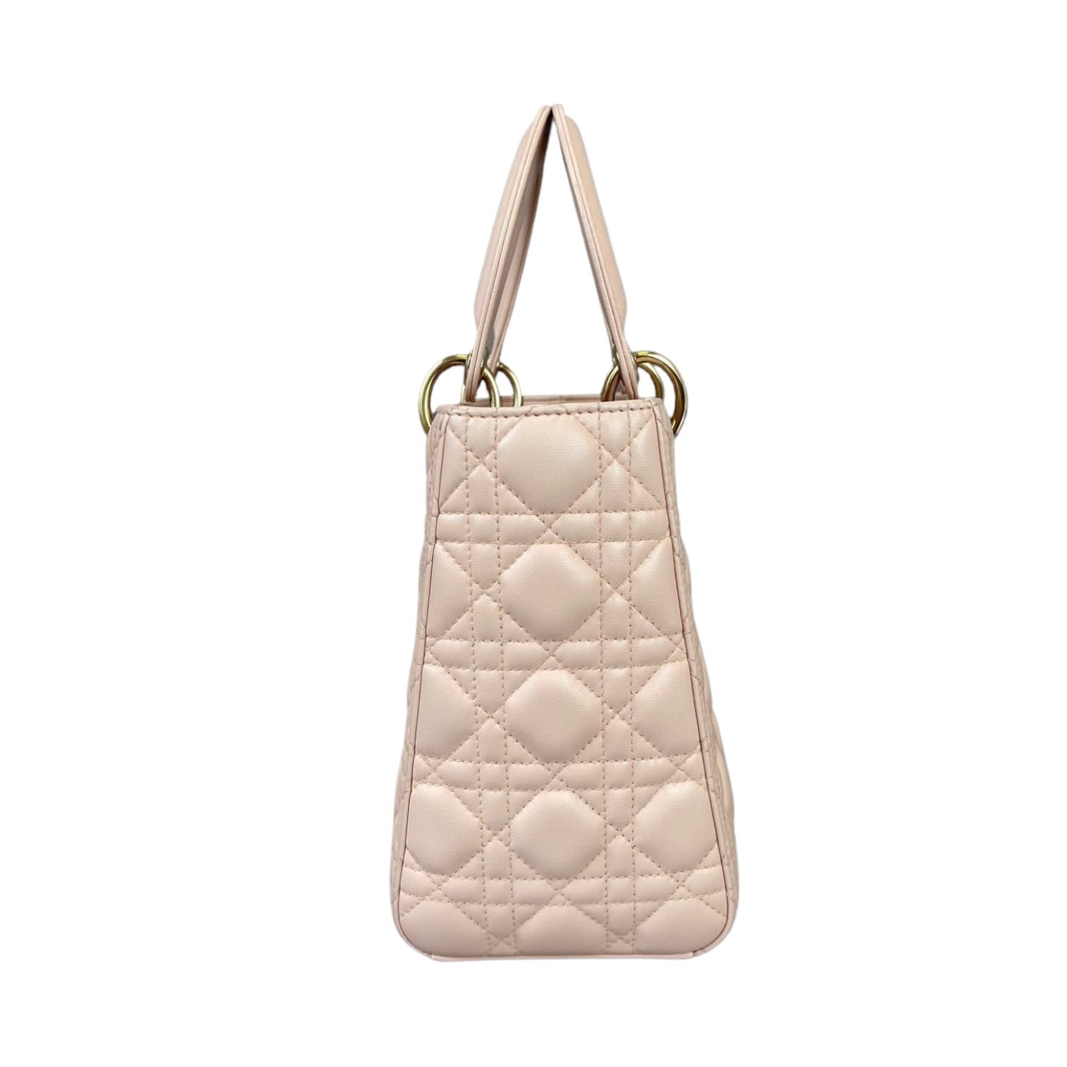 Cannage Lady D1OR Medium Light Pink GHW