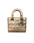 Cannage Lambskin Small Lady D1OR Rose Gold GJW