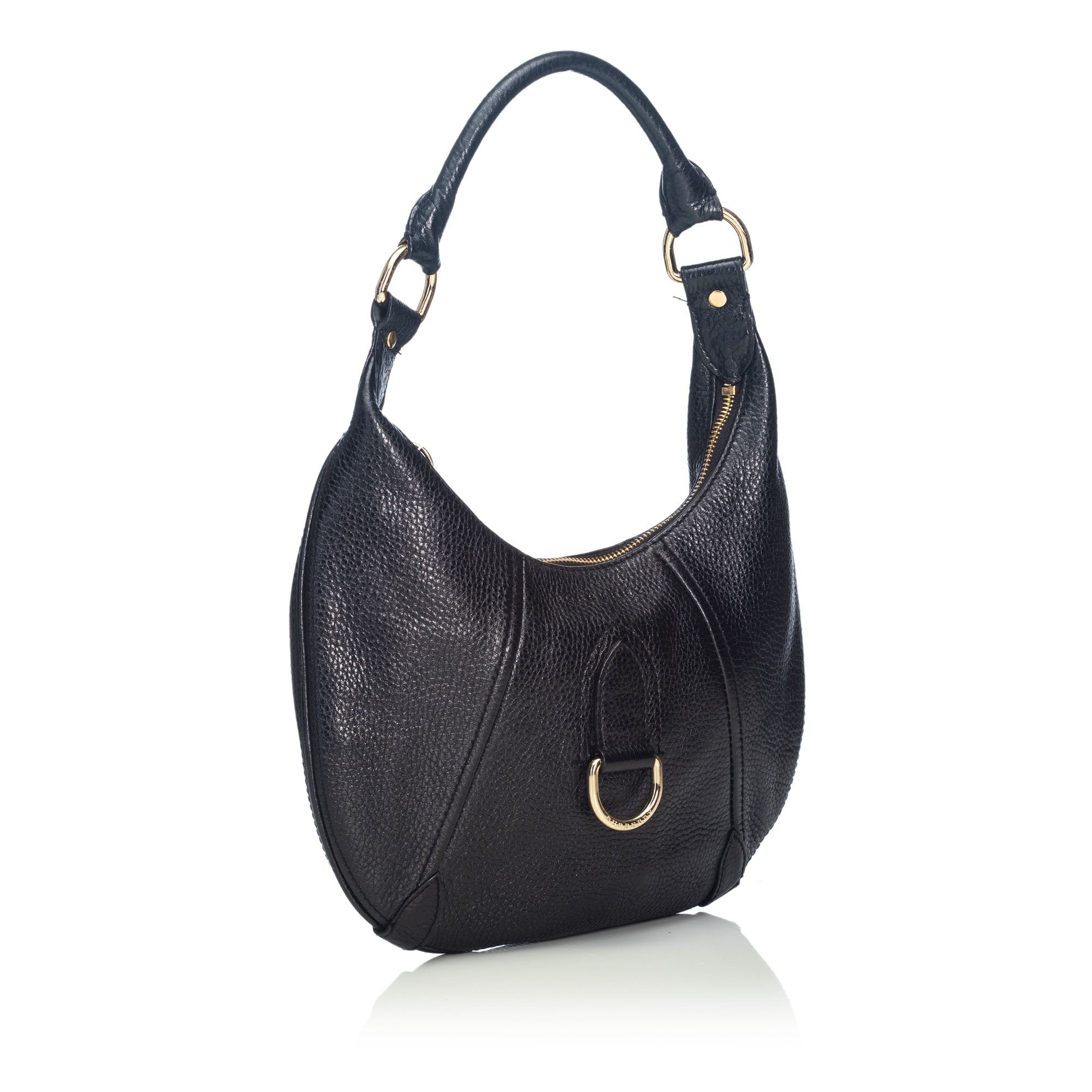 BBERRY Black Others Leather Grained Hobo Bag China
