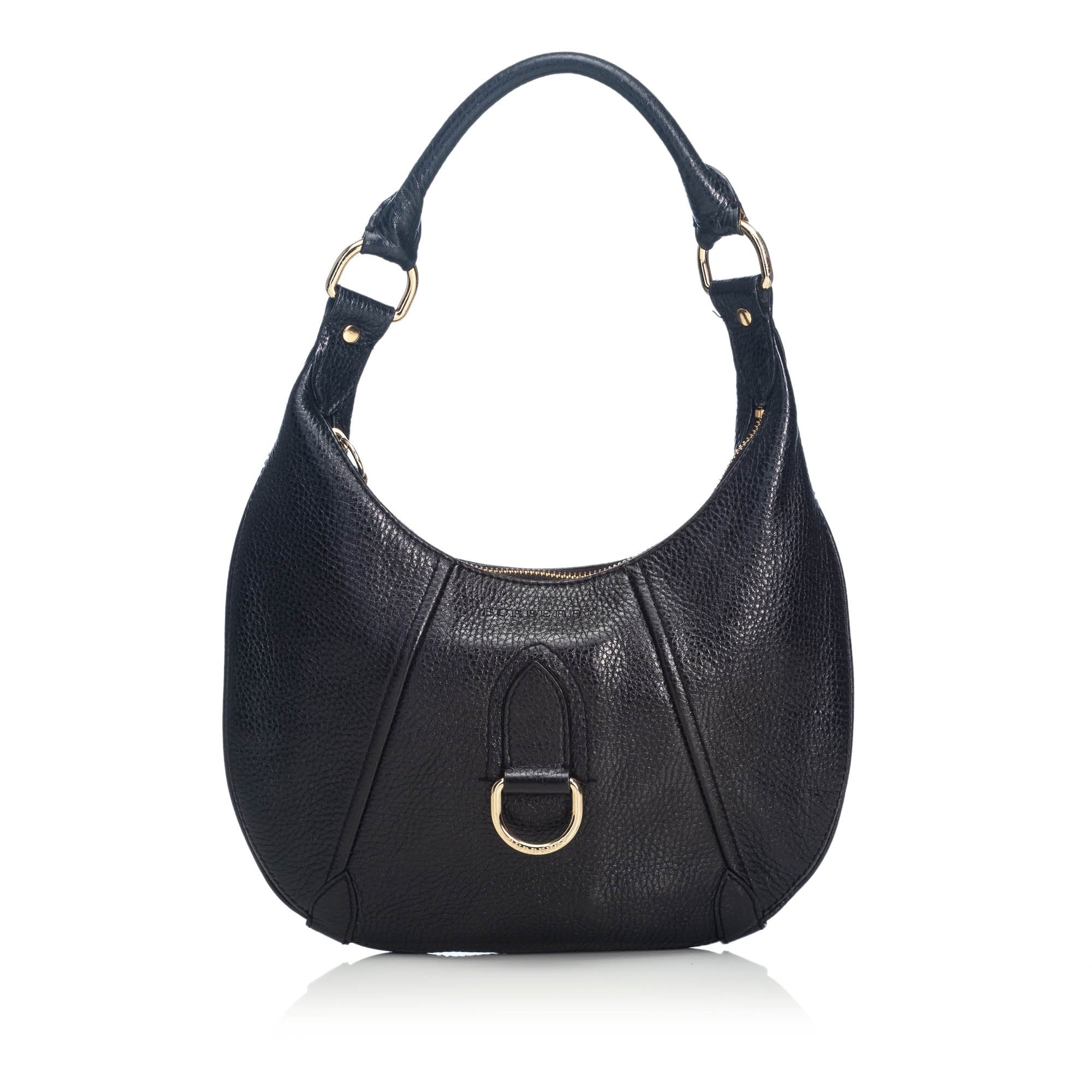 BBERRY Black Others Leather Grained Hobo Bag China