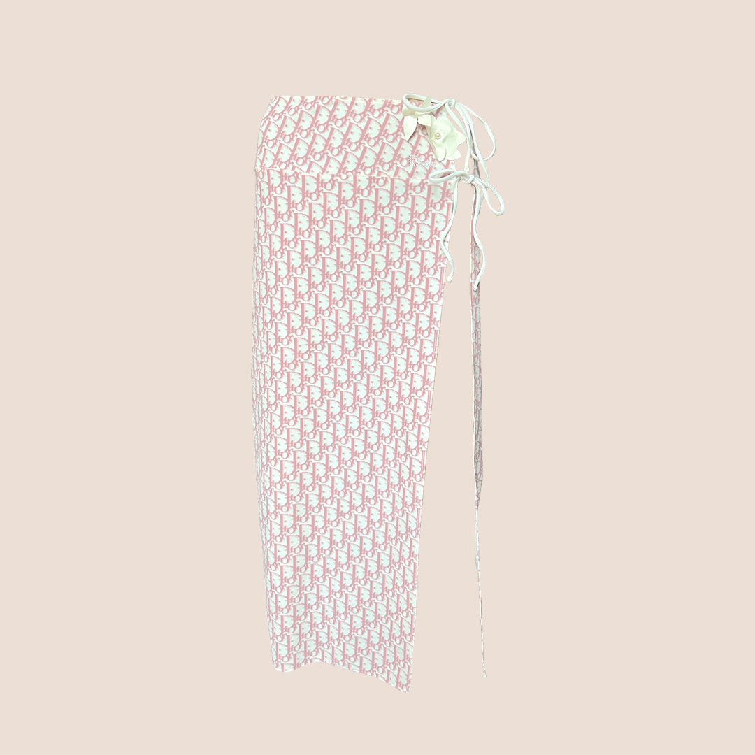 CHRISTIAN D1OR 2004 PINK D1ORISSIMO WRAP SKIRT