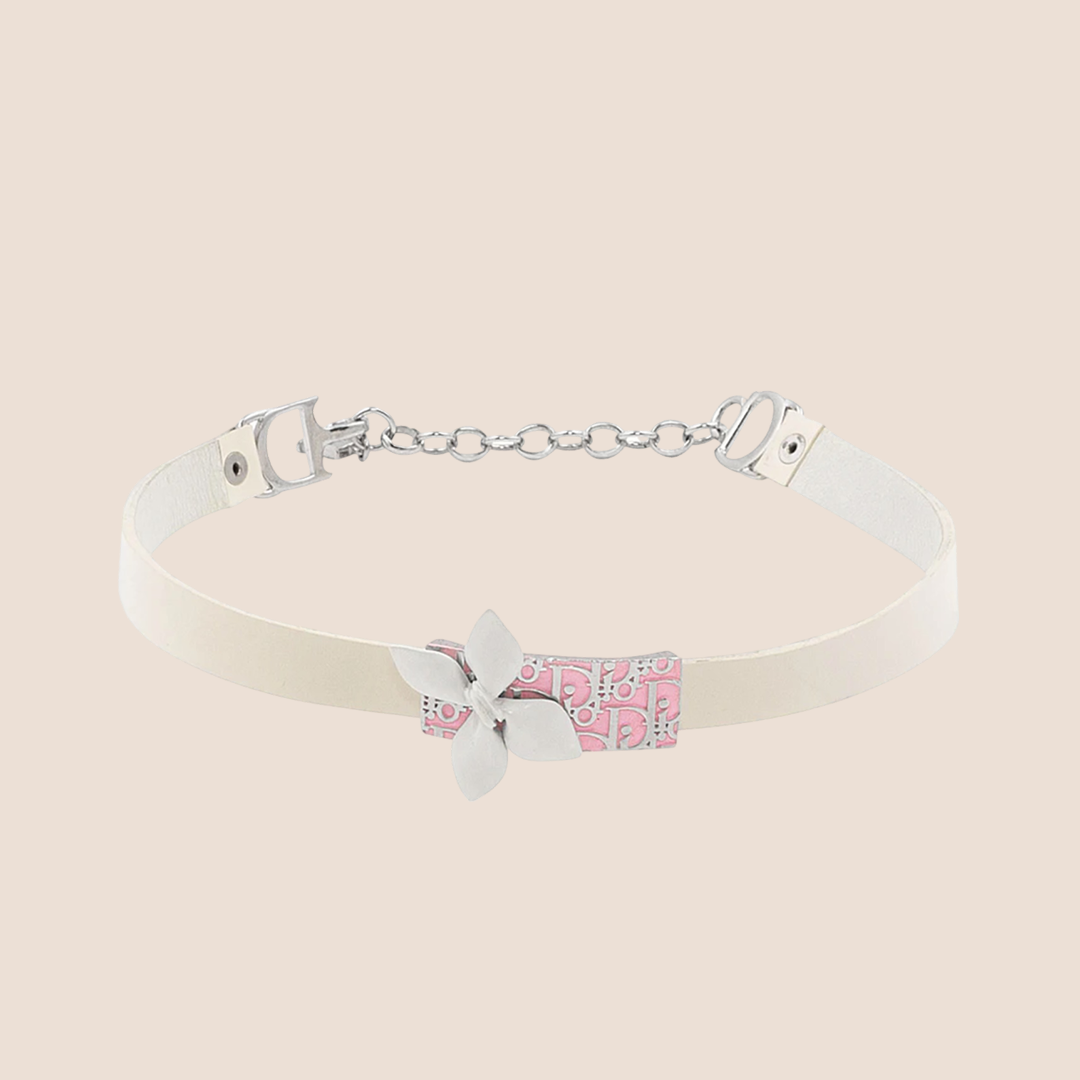 CHRISTIAN D1OR 2004 GIRLY D1ORISSIMO FLOWER CHOKER