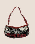 CHRISTIAN D1OR 2004 PIERCED HARDCORE SHOULDER BAG