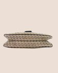 FNDI 2000 BROWN ZUCCHINO CANVAS DOUBLE FLAP BAG