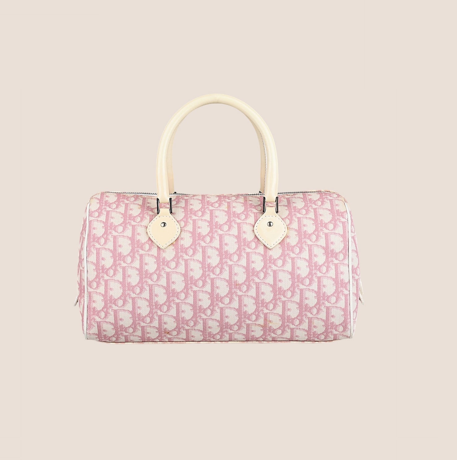 CHRISTIAN D1OR 2004 PINK TROTTER BOSTON BAG
