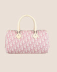 CHRISTIAN D1OR 2004 PINK TROTTER BOSTON BAG