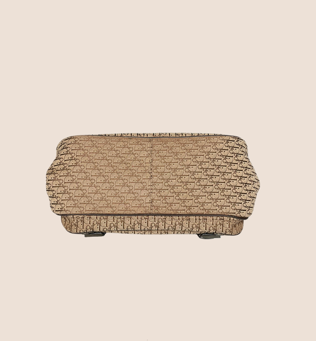CHRISTIAN D1OR 2006 BROWN STREET CHIC D1ORISSIMO FLAP BAG
