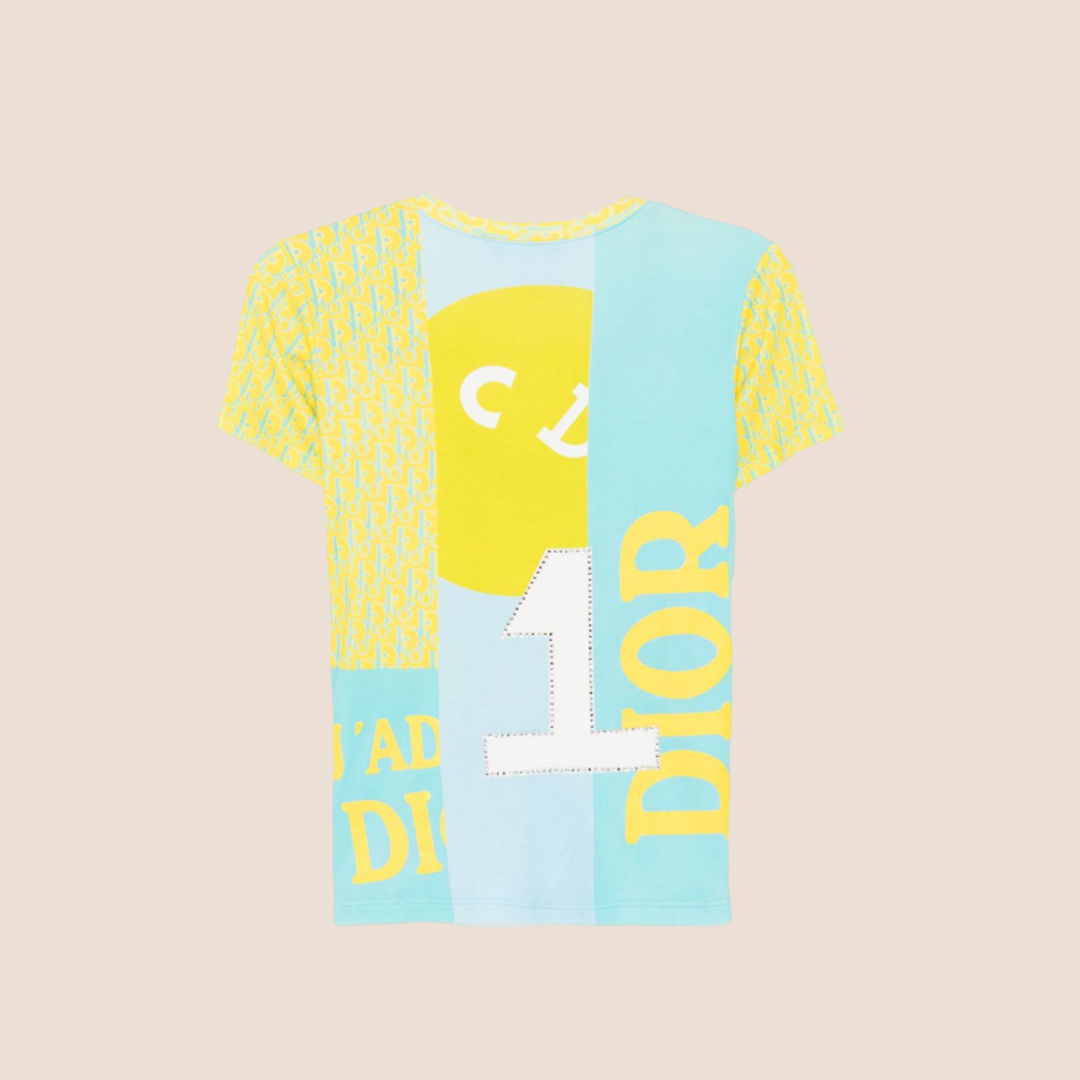 CHRISTIAN D1OR 2005 MULTICOLOR PRINTED T-SHIRT