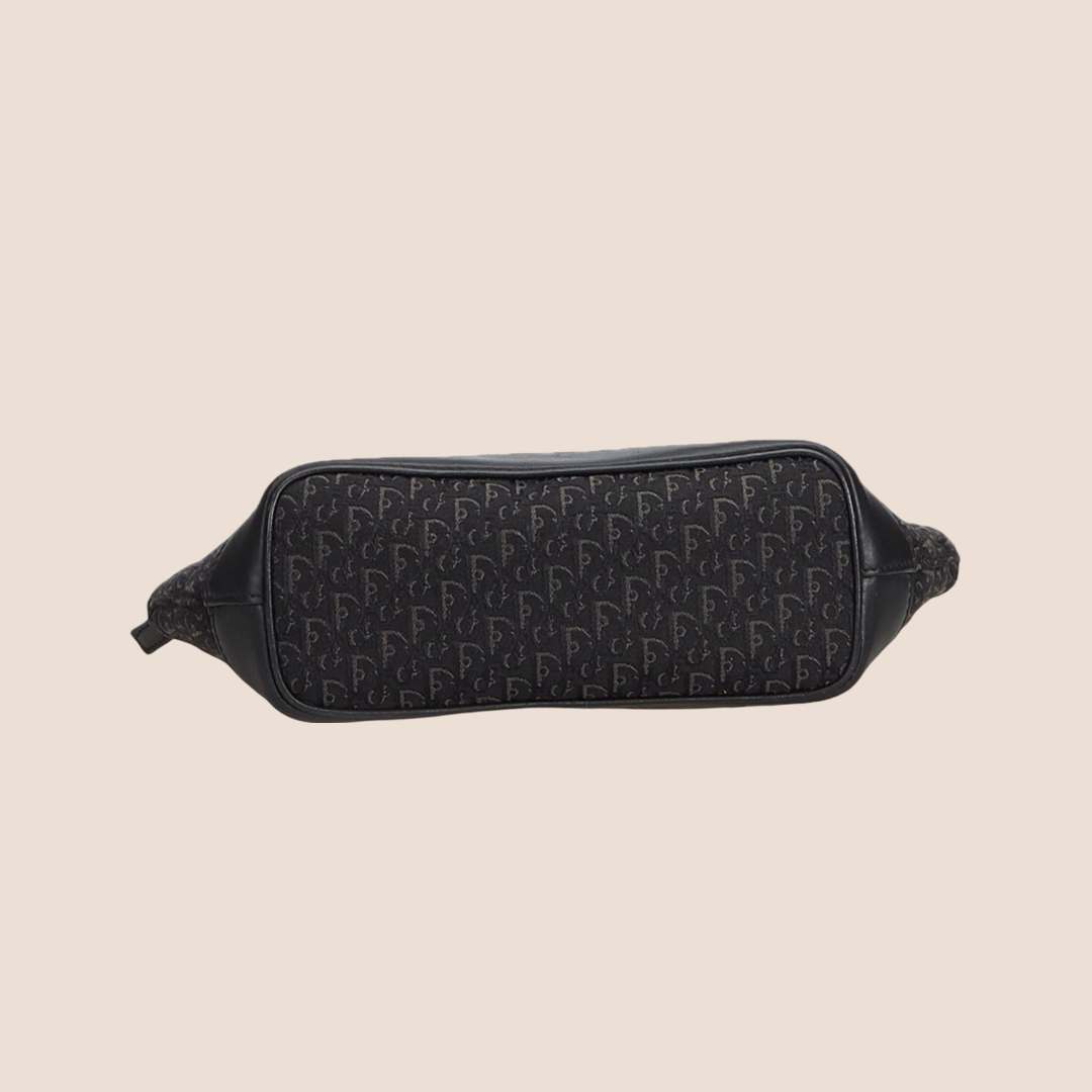 CHRISTIAN D1OR BLACK MINI TROTTER EVERYDAY BAG